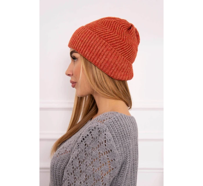 Tenká čepice Oliwia K252 červená