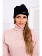 Fleecová čepice Waleria K307 černá Fleecová čepice Waleria K307 černá