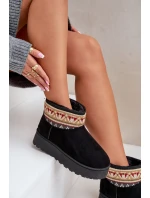 Dámské Sněhule S Vzorem Na Platformě Černé model 21678552 - Boto Dámské Sněhule S Vzorem Na Platformě Černé model 21678552 - Boto