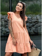 TW SK 2113 šaty.17P broskev