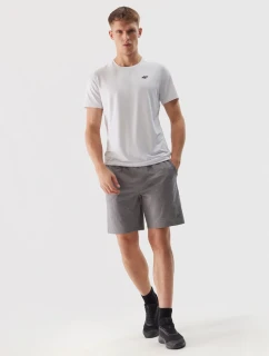 Pánské sportovní rychleschnoucí šortky 4F - šedé