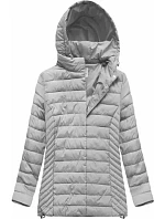 Dámská prošívaná bunda s kapucí W260BIG
