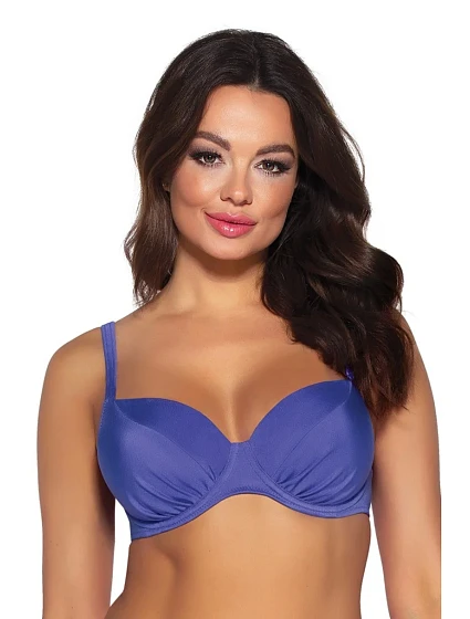 Dámská plavková podprsenka model 18639592 fialová - Ava Dámská plavková podprsenka model 18639592 fialová - Ava