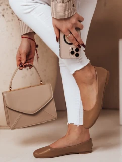 Dámské baleríny FRLINE khaki FashionStreet ZY0669