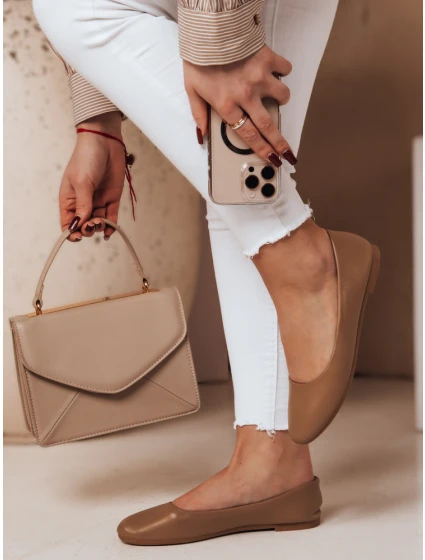 Dámské baleríny FRLINE khaki FashionStreet ZY0669