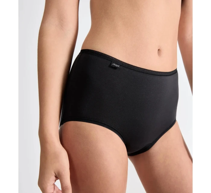 sloggi 24/7 Cotton Midi C3P - BLACK - SLOGGI BLACK - SLOGGI