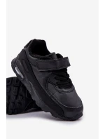 Dětské tenisky na suchý zip černé model 21664086 - Boto Dětské tenisky na suchý zip černé model 21664086 - Boto