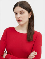 Dámské triko s dlouhým rukávem 4FSS23TLONF085-62S červené - 4F