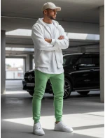 Pánské světle zelené tepláky Dstreet UX3451 Pánské světle zelené tepláky Dstreet UX3451