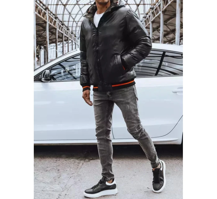 Pánská oboustranná zimní bunda zelená FashionStreet TX4199