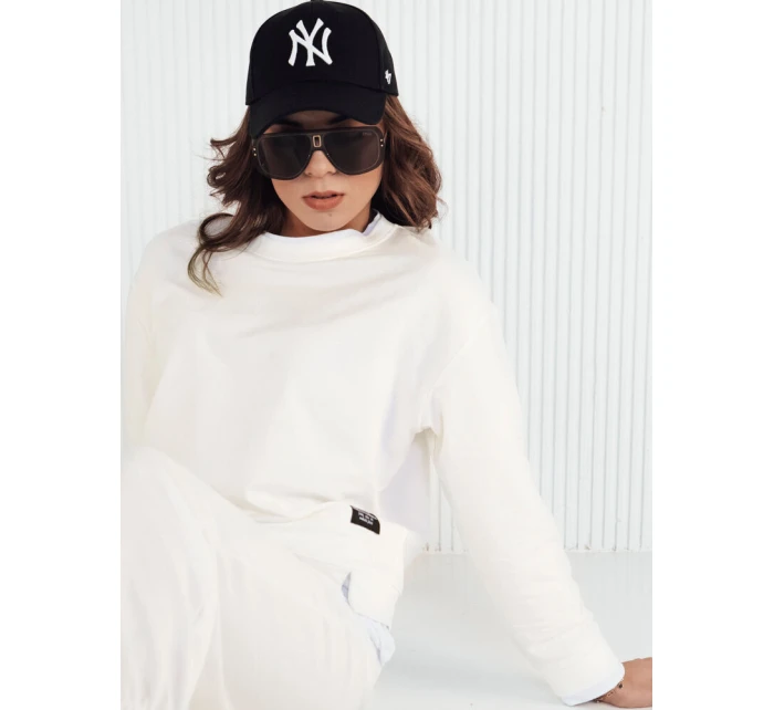 Dámská mikina ecru Dstreet model 21972815 - FashionStreet