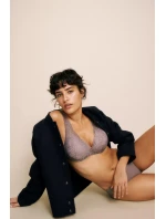 Dámské kalhotky Body Make-Up Illusion Lace Highleg Tai - GRAY - šedé 3091 - TRIUMPH Dámské kalhotky Body Make-Up Illusion Lace Highleg Tai - GRAY - šedé 3091 - TRIUMPH