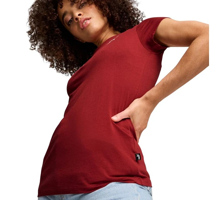 Puma ESS+Script dámské tričko červená 679315 13 Puma ESS+Script dámské tričko červená 679315 13