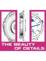 Dámské chytré hodinky Silver + Black Strap model 21804965 - RUBICON Dámské chytré hodinky Silver + Black Strap model 21804965 - RUBICON