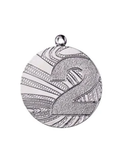 Stříbrná ocelová medaile druhé místo