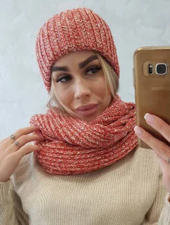 Dámská souprava Bona model 18751069 červená - K-Fashion