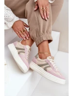 Dámské tenisky s pletením na platformě model 21680864 - Boto