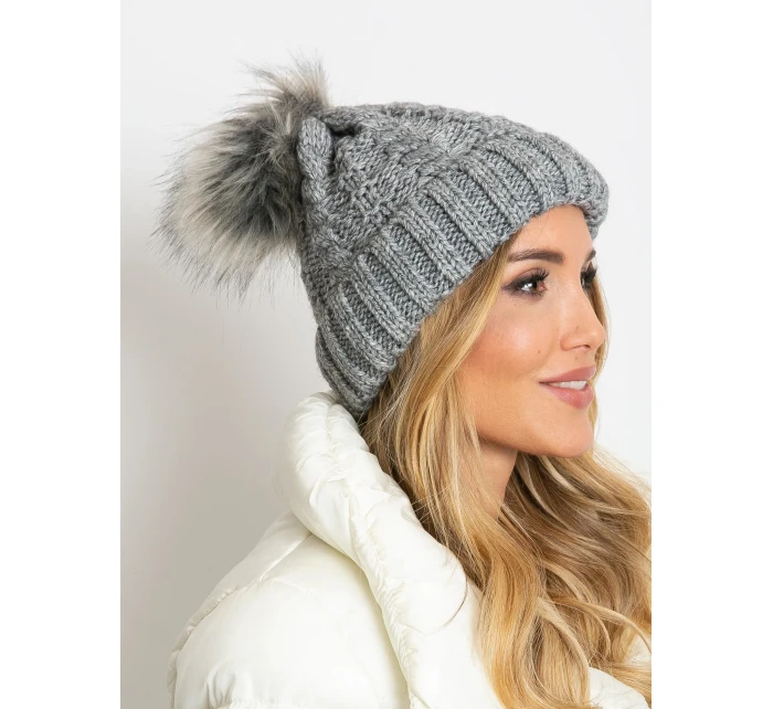 Dámská čepice AT CZ 1716501 šedá