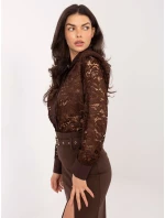 Koszula IT KS model 21795540 brązowy - FPrice Koszula IT KS model 21795540 brązowy - FPrice