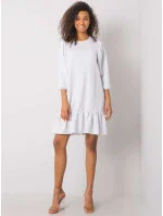 Šaty RV SK 6075.10x světle šedá Šaty RV SK 6075.10x světle šedá