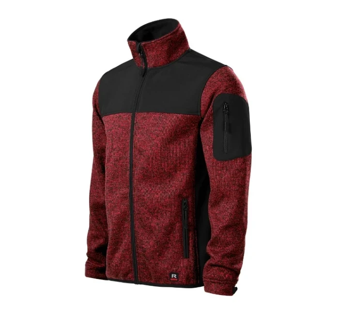 Casual softshellová bunda pánská knit marlboro red Casual softshellová bunda pánská knit marlboro red