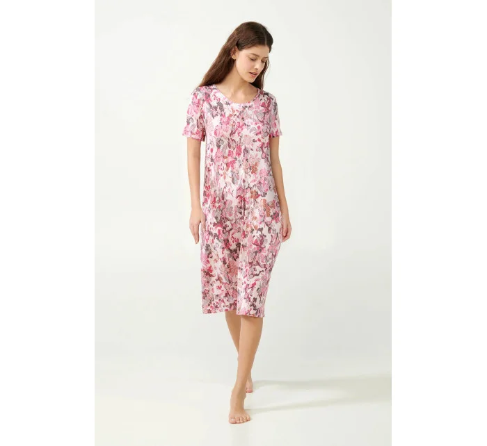 Květinová noční košile model 20794891 růžová - Vamp