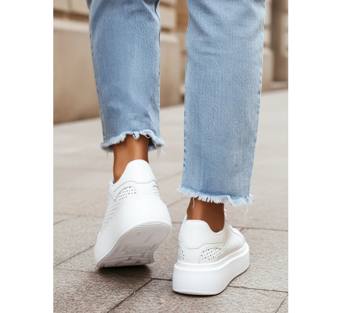 Dámské bílé tenisky FashionStreet ZY1370