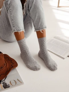 Milena ponožky 0200-170 Prążek Kropki 37-41