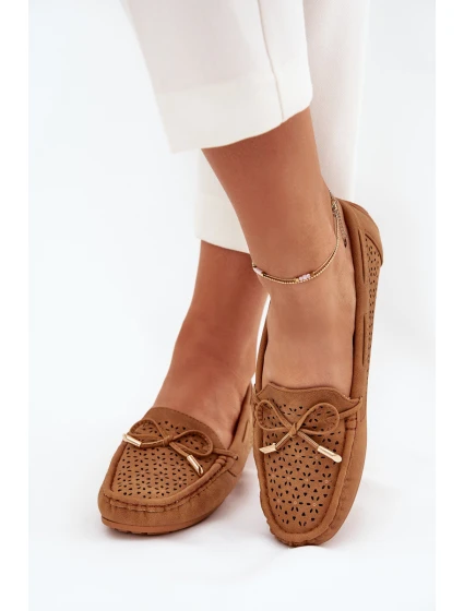 Dámské Mokasíny S  A Šněrováním Camel model 21704515 - Boto
