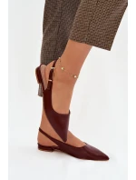 Baleríny Zlatou Bordové model 21919482 - Boto