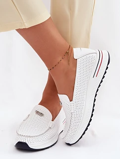 Dámské Z Přírodní Kůže Bílé model 22095029 - EVENTO