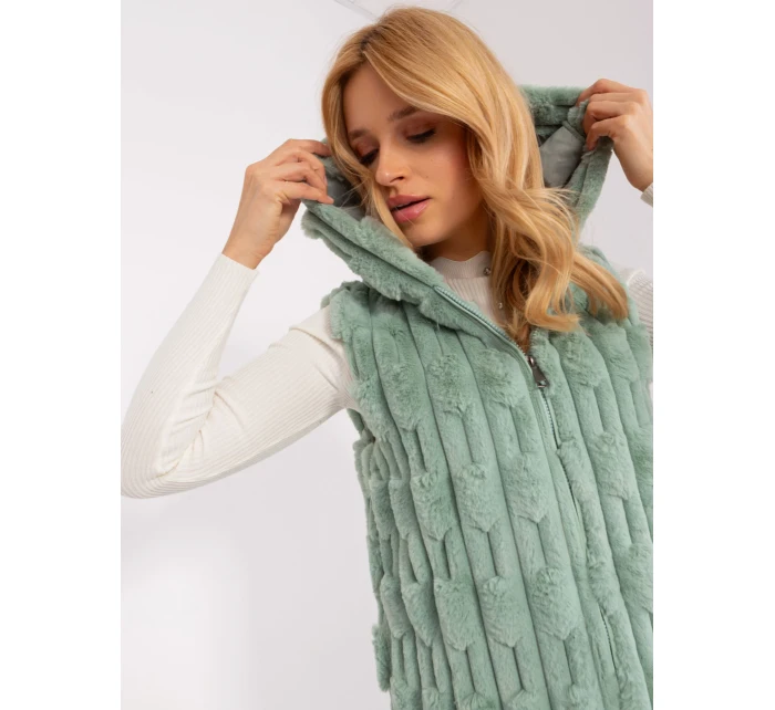 Kamizelka AT KZ pistacjowy model 19367688 - FPrice Kamizelka AT KZ pistacjowy model 19367688 - FPrice