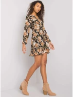 Šaty DHJ SK 12220 2.14P černá a béžová