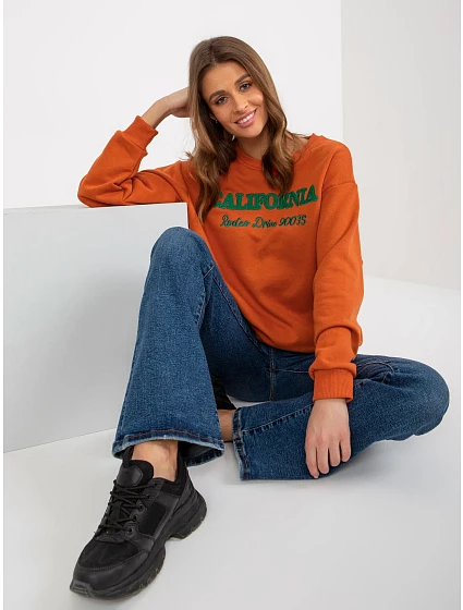 Dámská mikina MA BL  tmavě oranžová  model 18249863 - FPrice