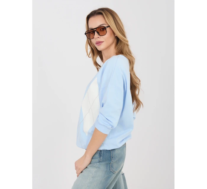 Bluzka RV BZ A1144.94 jasny niebieski