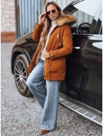 Dámská parka STELLA camel FashionStreet TY3182 Dámská parka STELLA camel FashionStreet TY3182