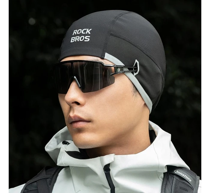 Rockbros M016 zimní větruodolná cyklistická čepice velikost 54-61 cm - černá