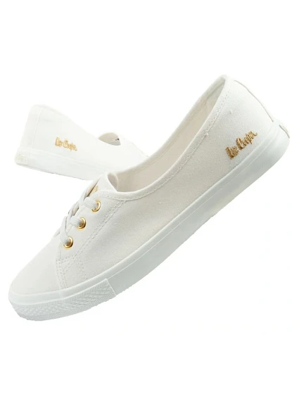 Lee Cooper boty dámské tenisky sportovní bílé slip-on ballerina dámské