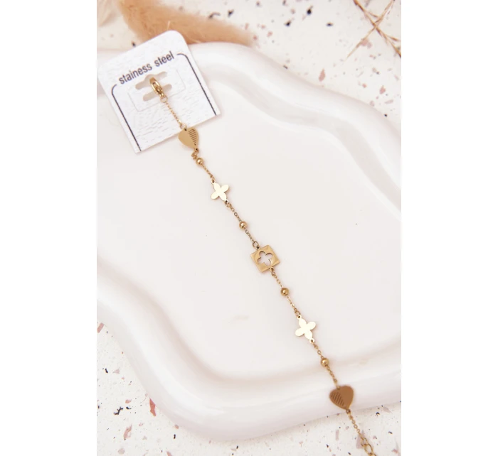 Náramek ze nerezové oceli s zlatými model 21776873 - Boto Náramek ze nerezové oceli s zlatými model 21776873 - Boto