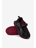 Dětské sportovní boty Big Star TT374152 HI-POLY SYSTEM Černo-vínové