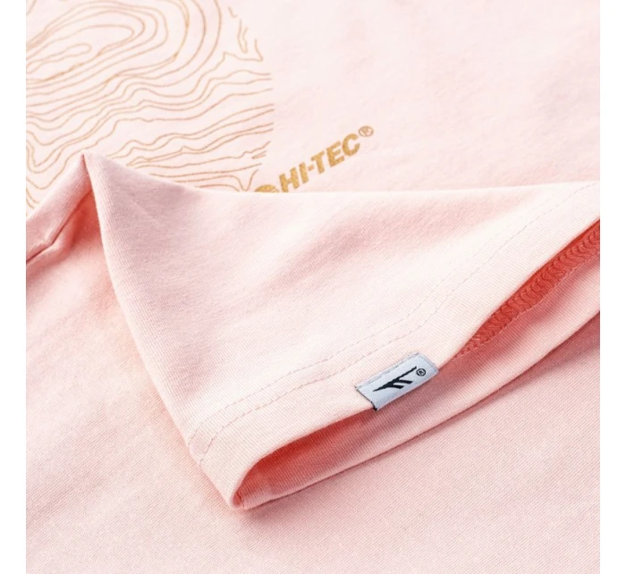 Dámské tričko Akuja Lososová s potiskem - Hi-Tec