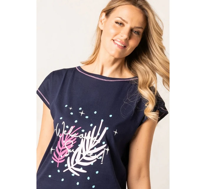 Dámská noční košile Siélei model 22093022 - SIELEI Dámská noční košile Siélei model 22093022 - SIELEI