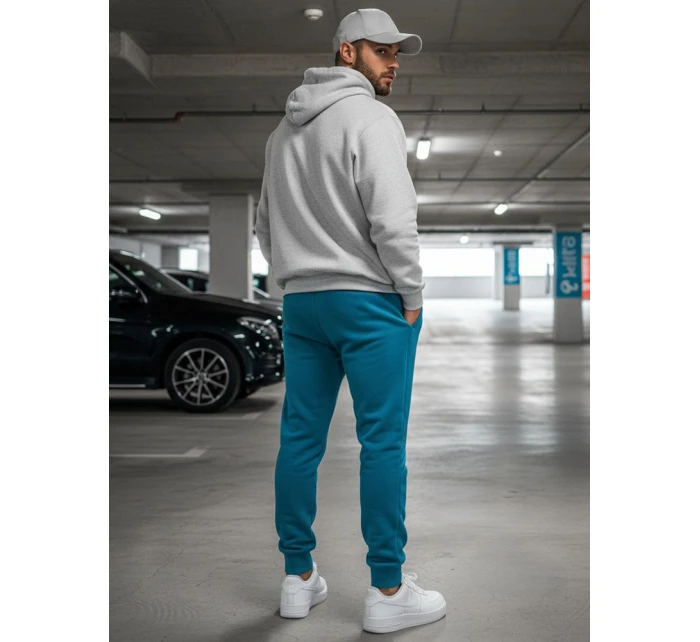 Pánské tyrkysové tepláky model 21963950 - Dstreet Pánské tyrkysové tepláky model 21963950 - Dstreet