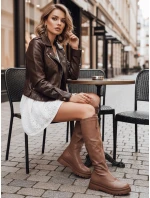 Dámské boty na platformě hnědé FashionStreet ZY1320 Dámské boty na platformě hnědé FashionStreet ZY1320