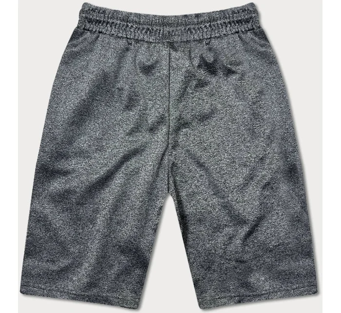 Tmavě šedé krátké pánské kraťasy model 18436097 - J.STYLE Tmavě šedé krátké pánské kraťasy model 18436097 - J.STYLE
