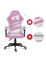 Herní židle Force model 21326172 Pink Mesh - Huzaro
