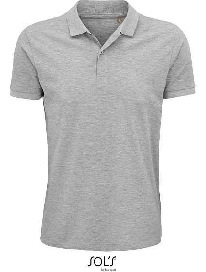 SOL'S Planet Men Pánské piqué polo z bio bavlny 25.3566 grey melange SOL'S Planet Men Pánské piqué polo z bio bavlny 25.3566 grey melange