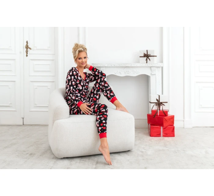 Pyžamo model 20540069 Long Black - Donna Pyžamo model 20540069 Long Black - Donna