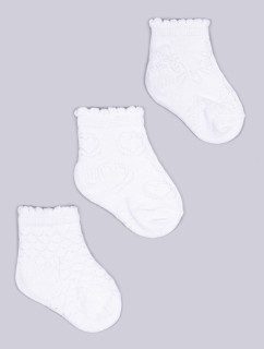 Dívčí ponožky 3pack White model 17179175 - Yoclub