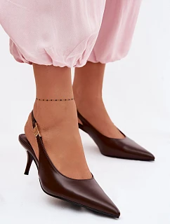 Dámské sandály hnědé  Paris model 22251503 - SWEET SHOES